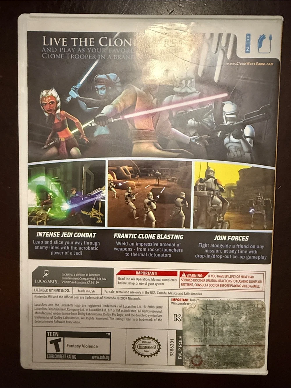 Star Wars: The Clone Wars - Republic Heroes Wii